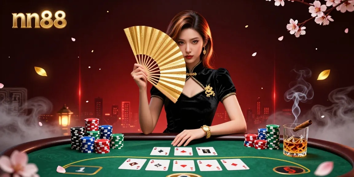 Engage in thrilling gameplay with nn88’s vibrant poker scene featuring dramatic elements and captivating characters.