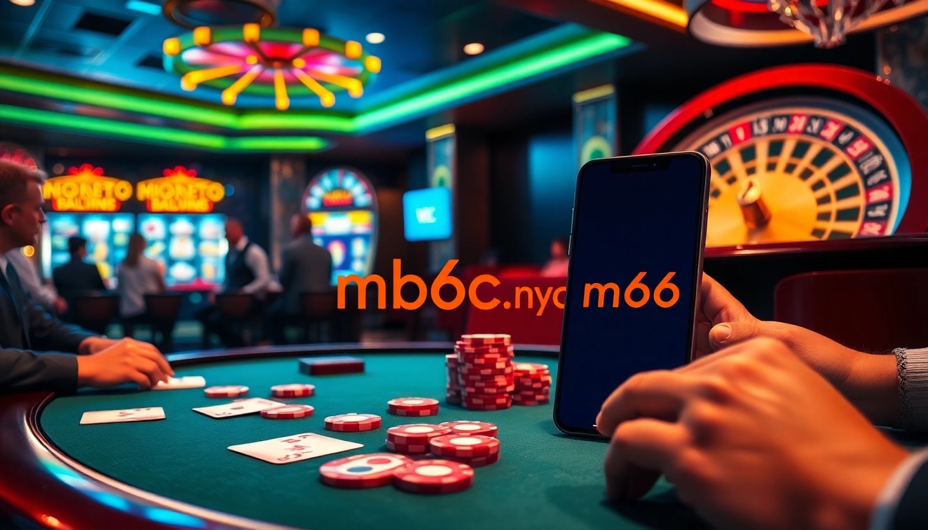Experience thrilling gameplay at mb66.nyc with poker, roulette, and vibrant slot machines.