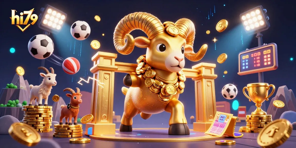 Experience dynamic gaming action at hi79 with 3D ram watching sports and wagering elements.