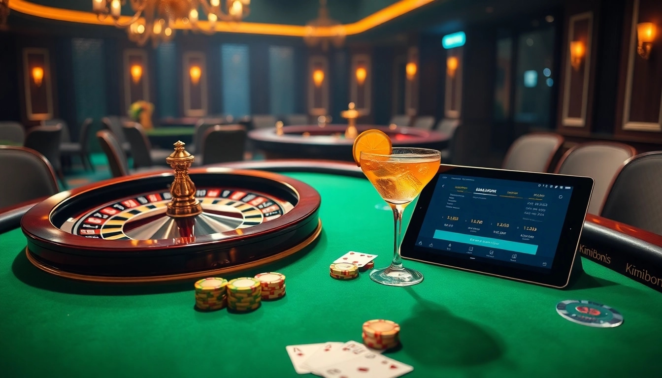 Experience the excitement of km1888b with luxury casino games and vibrant poker tables.