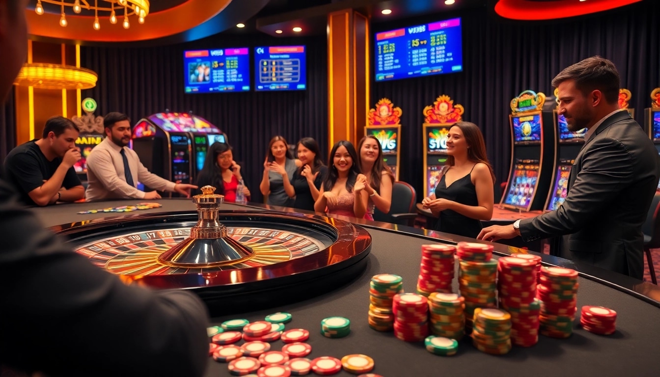 WE88 online gamers placing bets on thrilling casino games like slots and roulette.