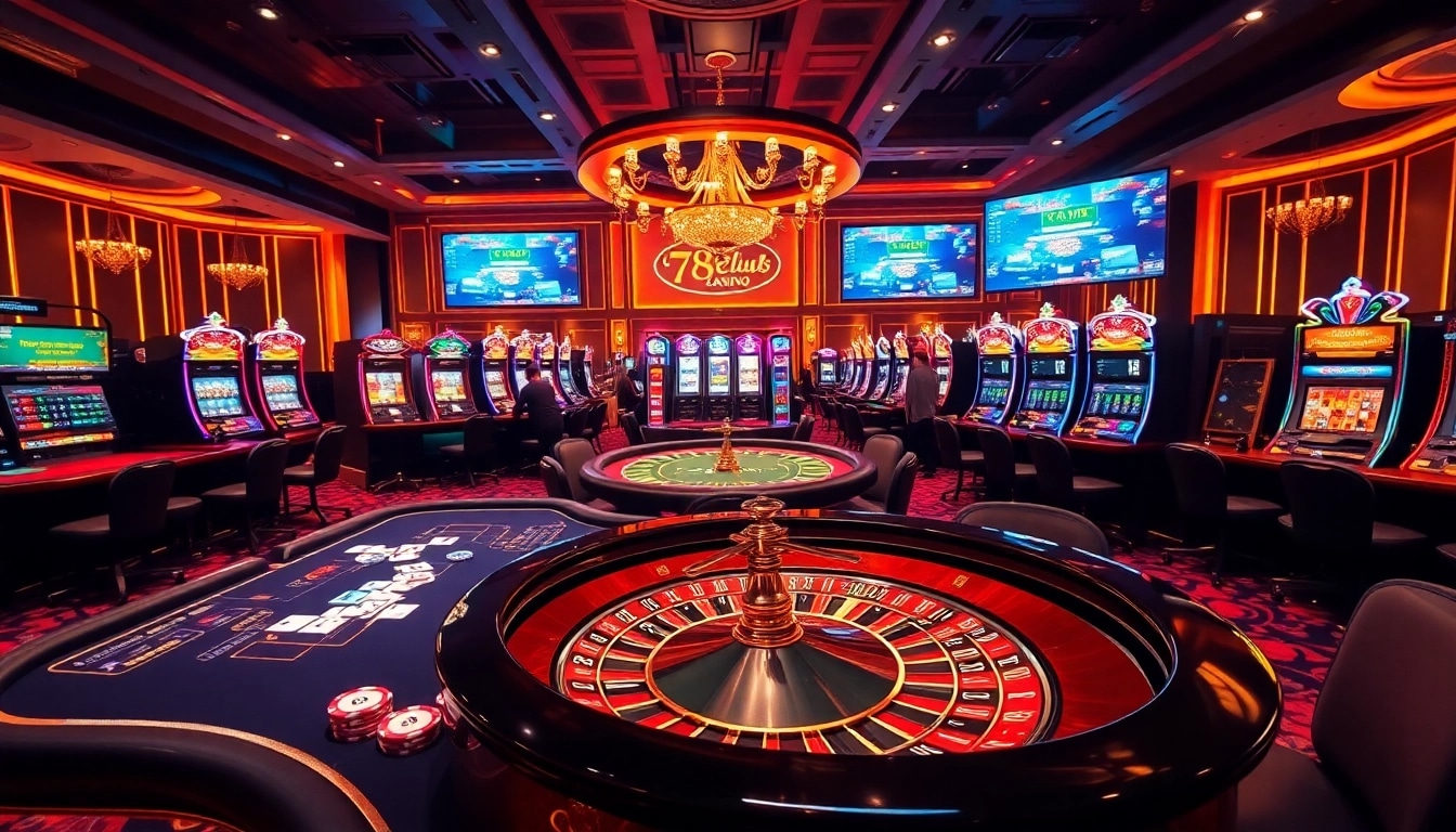 Experience high-stakes excitement at 789club's luxurious casino gaming tables.