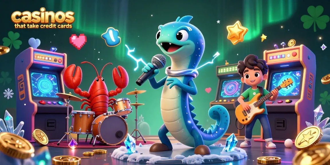 Experience exciting gameplay at casinos that take credit cards with vibrant 3D illustrations and dynamic characters.