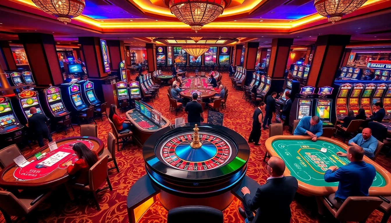 Players enjoying thrilling games at kuwinblog.com with vibrant slots and professional dealers.