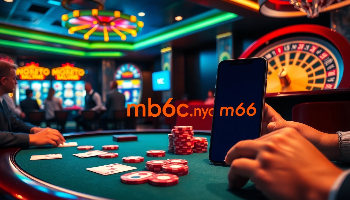 Experience thrilling gameplay at mb66.nyc with poker, roulette, and vibrant slot machines.