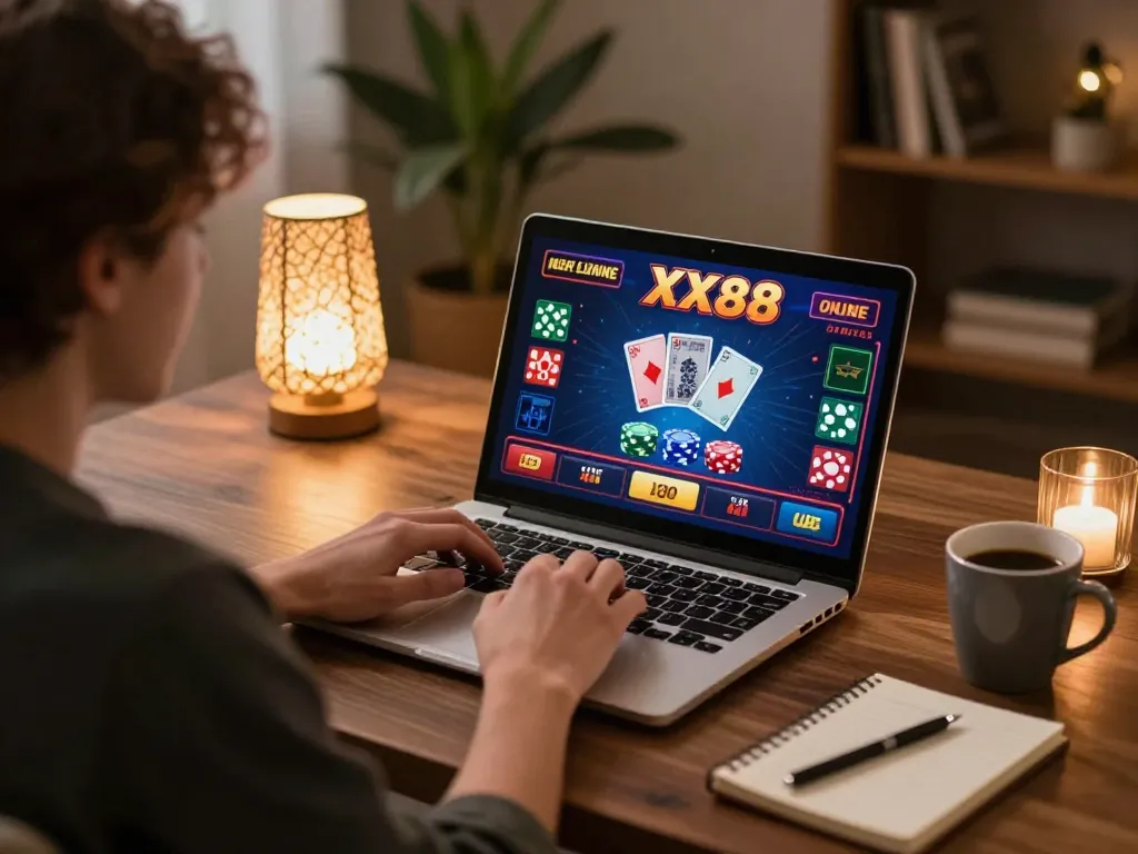 Play XX88 at home with vibrant casino games and a cozy atmosphere