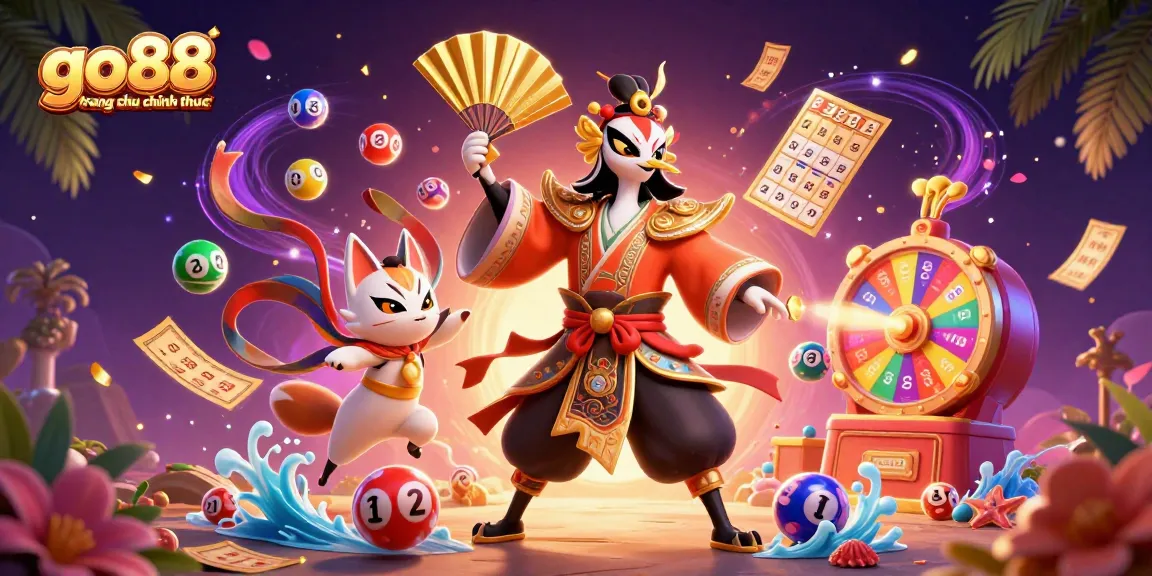 Experience the excitement of go88 trang chu chinh thuc with lively gambling visuals featuring festive elements.