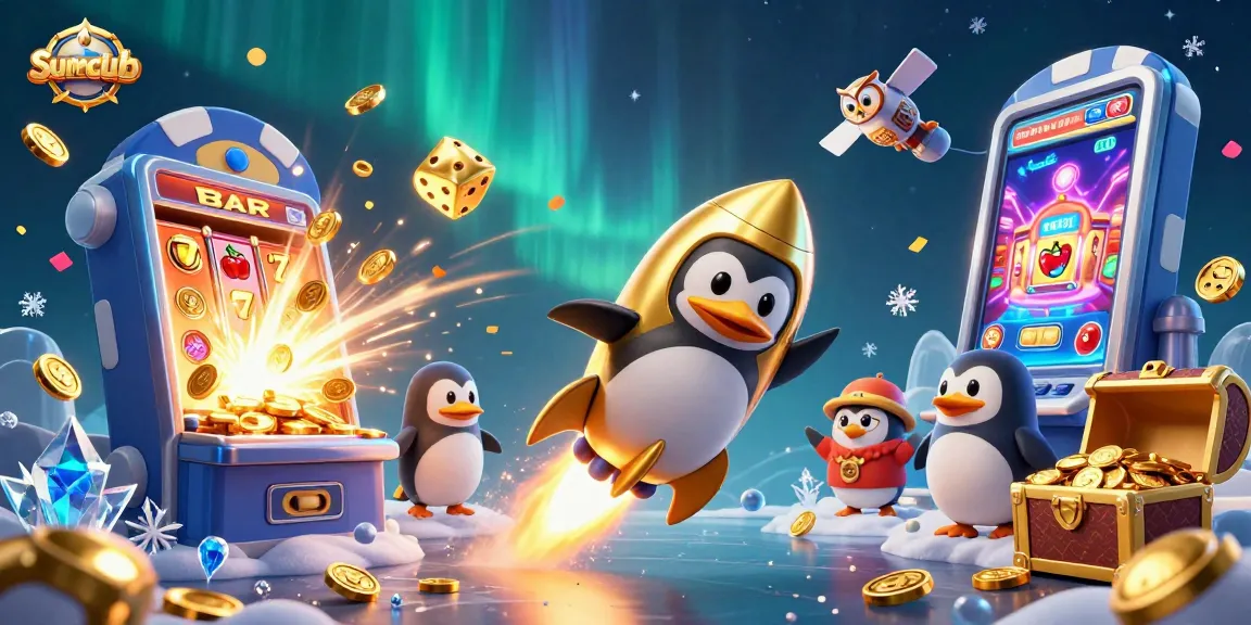 Experience thrilling gameplay at Sumclub with a vibrant jackpot explosion scene.