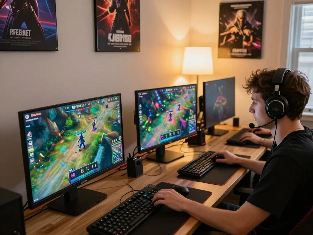 Engage with esports betting at hay88x with a dynamic online gaming scene featuring competitive screens.