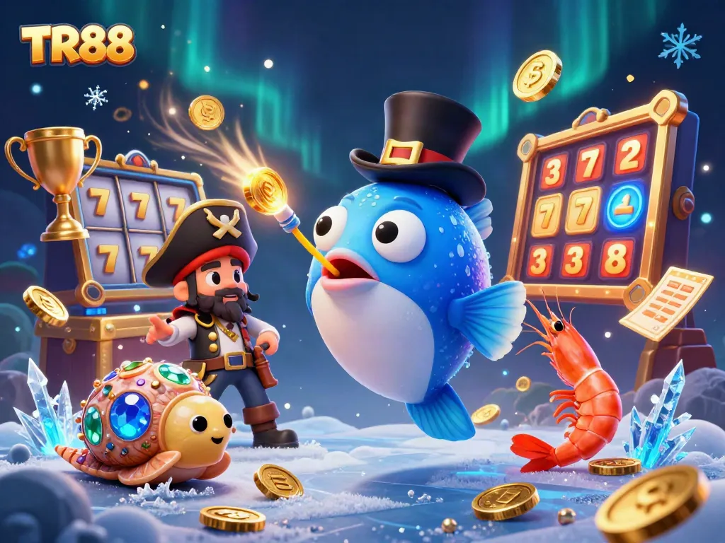 Experience the excitement of TR88 online gaming with dynamic elements and vibrant characters.
