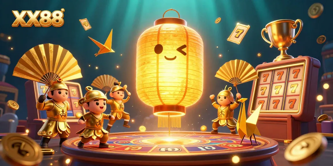 Experience thrilling game bonus opportunities at XX88 casino with vibrant 3D illustrations and captivating gaming elements.