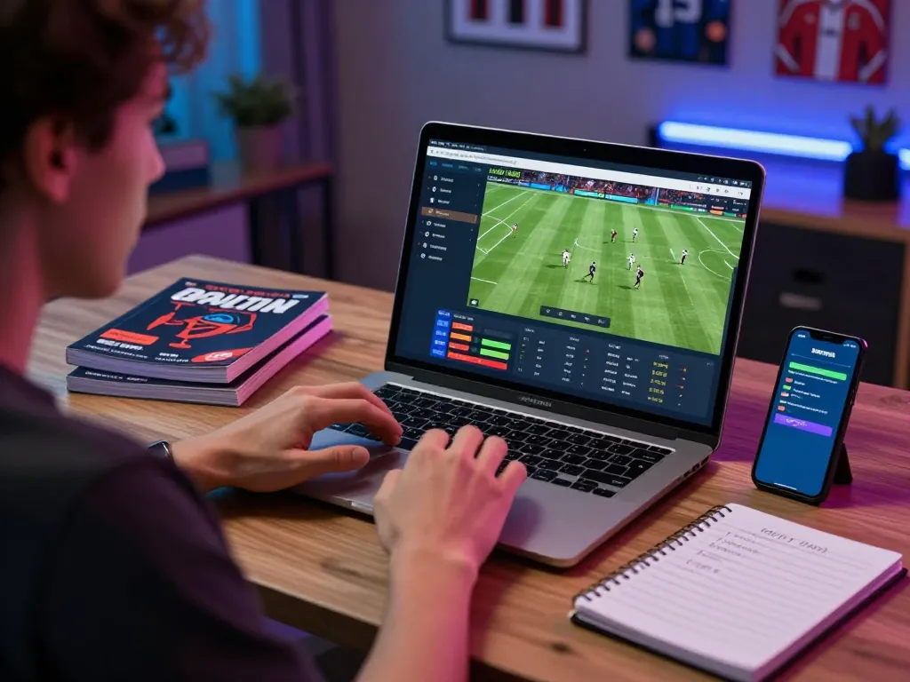 Online sports betting with Nowgoal platform showcasing live odds and match statistics.