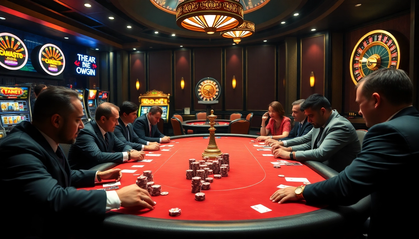 Experience the thrill of high-stakes poker at thabett.io with competitive players and luxurious casino visuals.