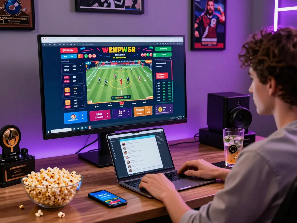 Engaged user betting on fabet online gaming platform with vibrant interface.