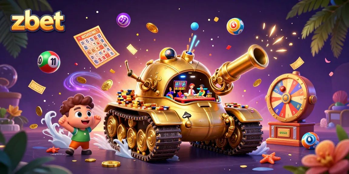 Engaging scene featuring zbet's casino-themed golden beetle tank with vibrant game elements for immersive play.
