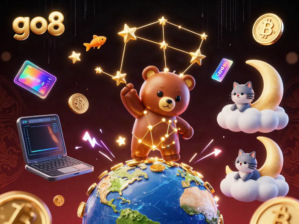 Experience the exciting world of go8 with golden bears and crypto coins in an interactive online casino.