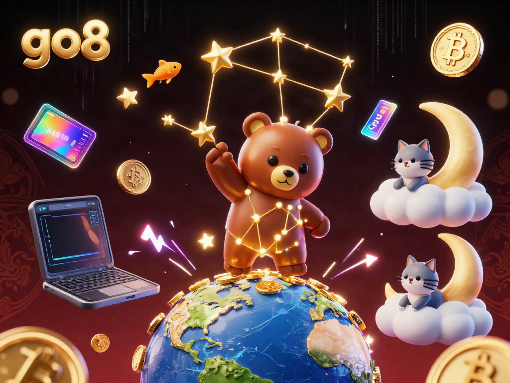 Experience the exciting world of go8 with golden bears and crypto coins in an interactive online casino.