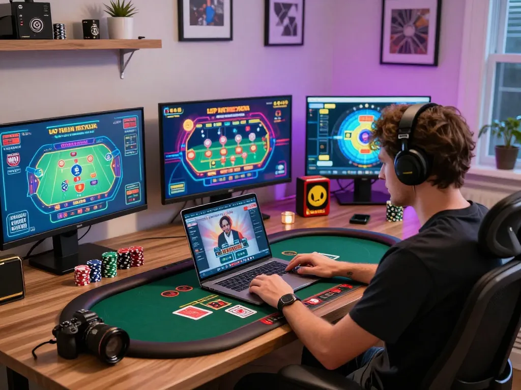 Player engaging with BL555's live dealer blackjack, showcasing user-friendly design and interactive experience