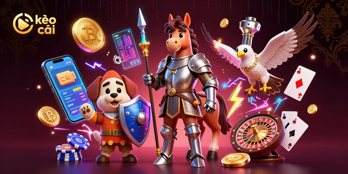 Experience exciting kèo nhà cái action with medieval knights and vibrant casino elements.