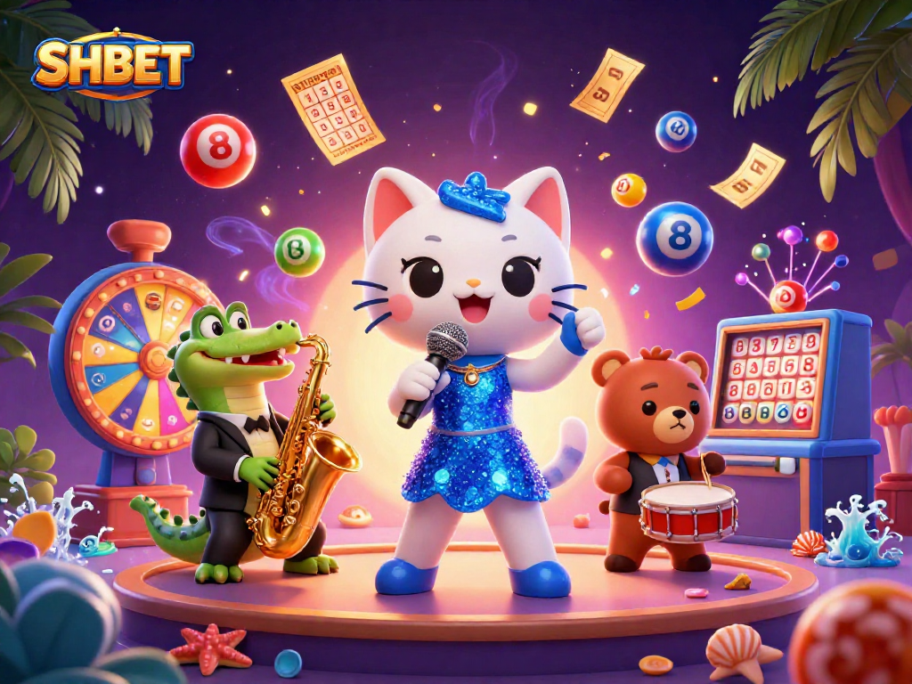 Enjoy SHBET’s thrilling casino experience with vibrant characters and exciting gameplay elements.