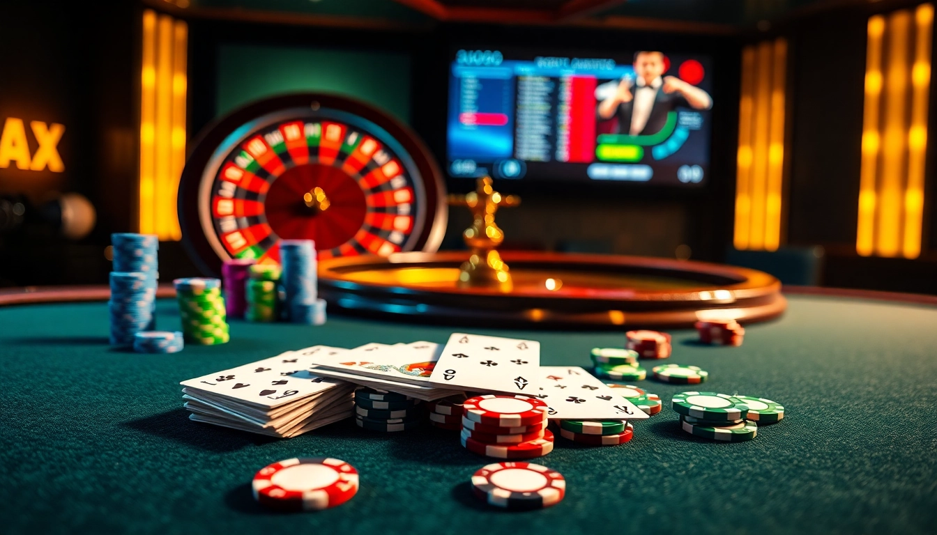 Experience the thrilling gameplay at say88 casino with vibrant poker tables and roulette excitement.