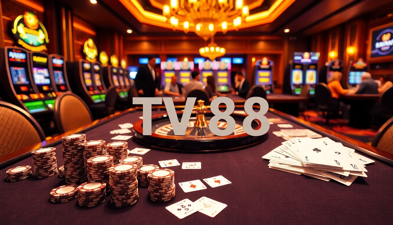Experience the thrill of winning at TV 88 with high-stakes casino gaming and luxury.