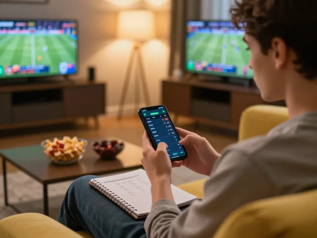 Bongdallu user actively placing bets on a smartphone while analyzing live odds and strategies.