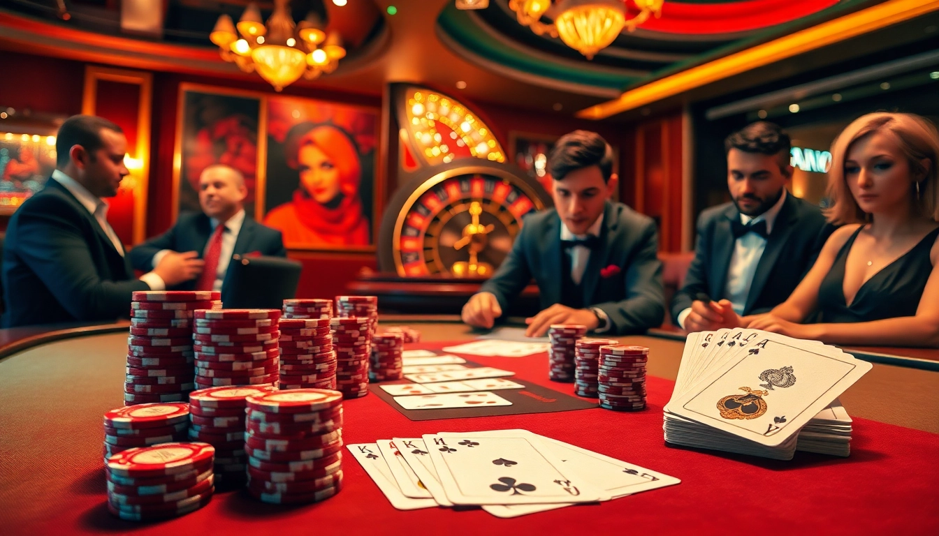 SODO CASINO features an elegant poker table with vibrant chips and playing cards, conveying excitement.