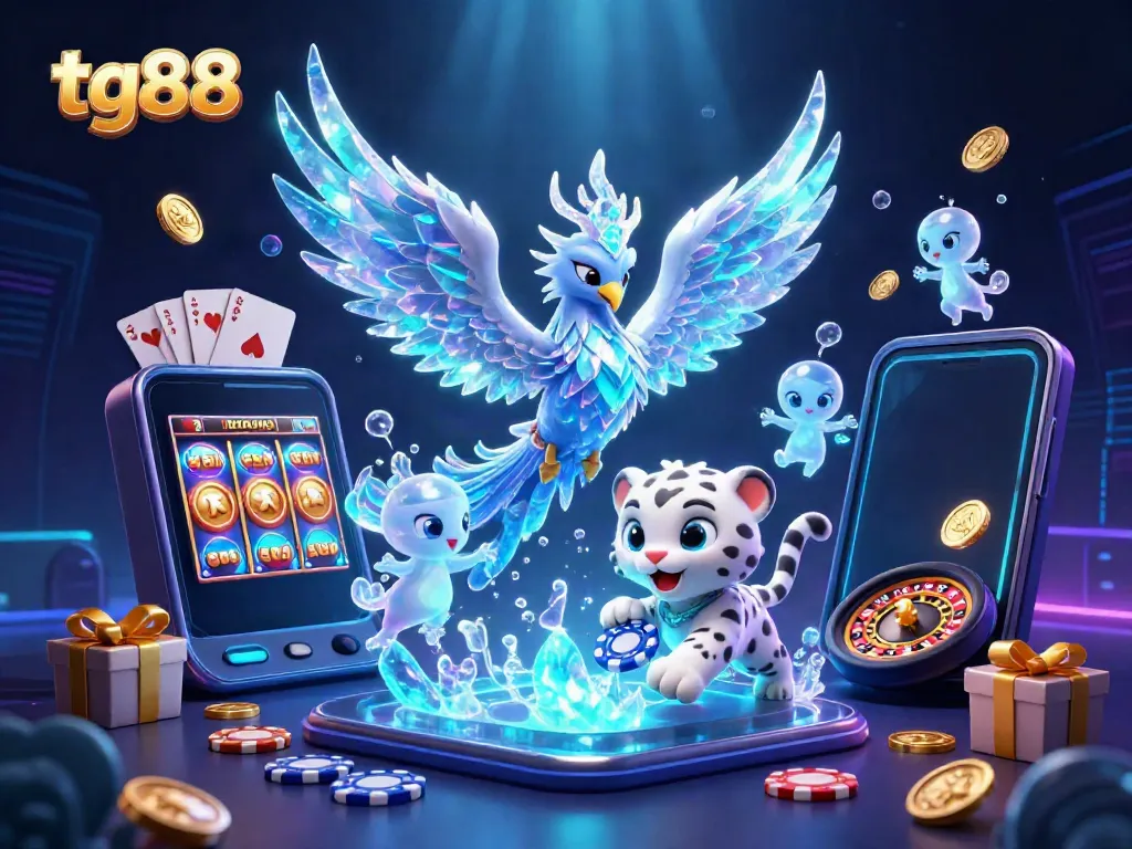 Engage in thrilling tg88 casino gameplay with vibrant characters and exciting game elements.