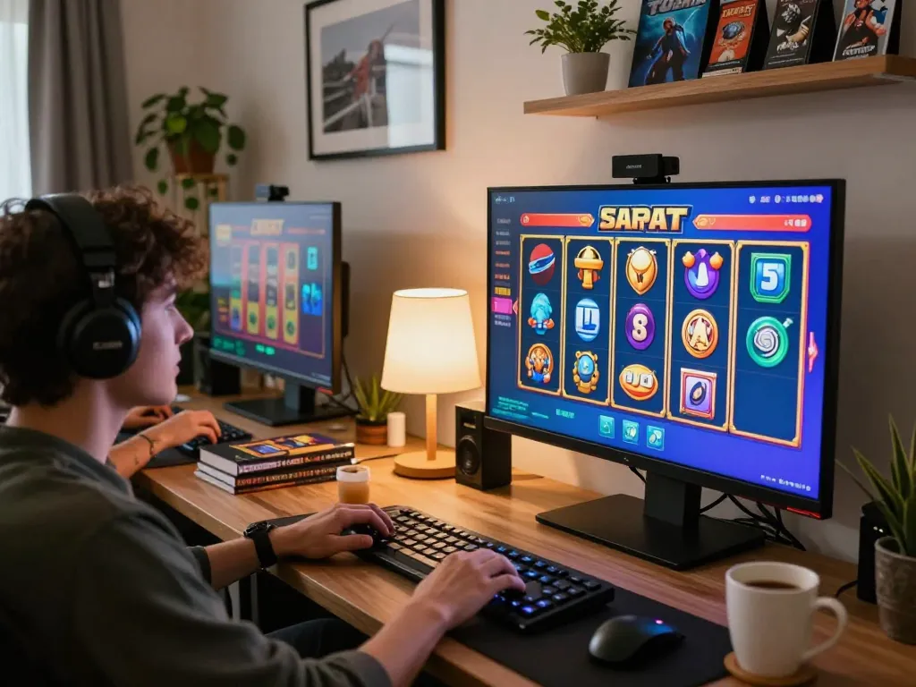 Playing slots on a home setup, 92slot offers engaging and fun online gaming experiences.