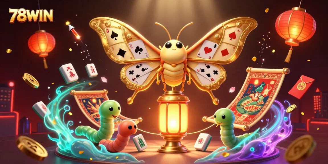 Experience vibrant 78WIN gaming scenes with joyful energy as elements celebrate casino culture.