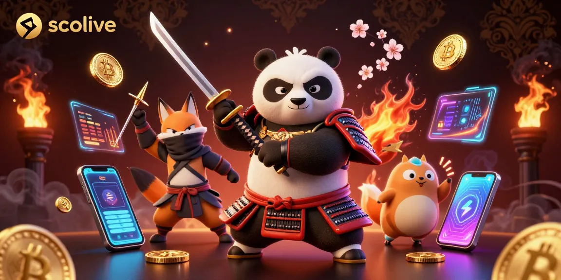 Socolive showcases live sports action with dynamic characters and cryptocurrency elements, engaging fans in exciting gameplay.