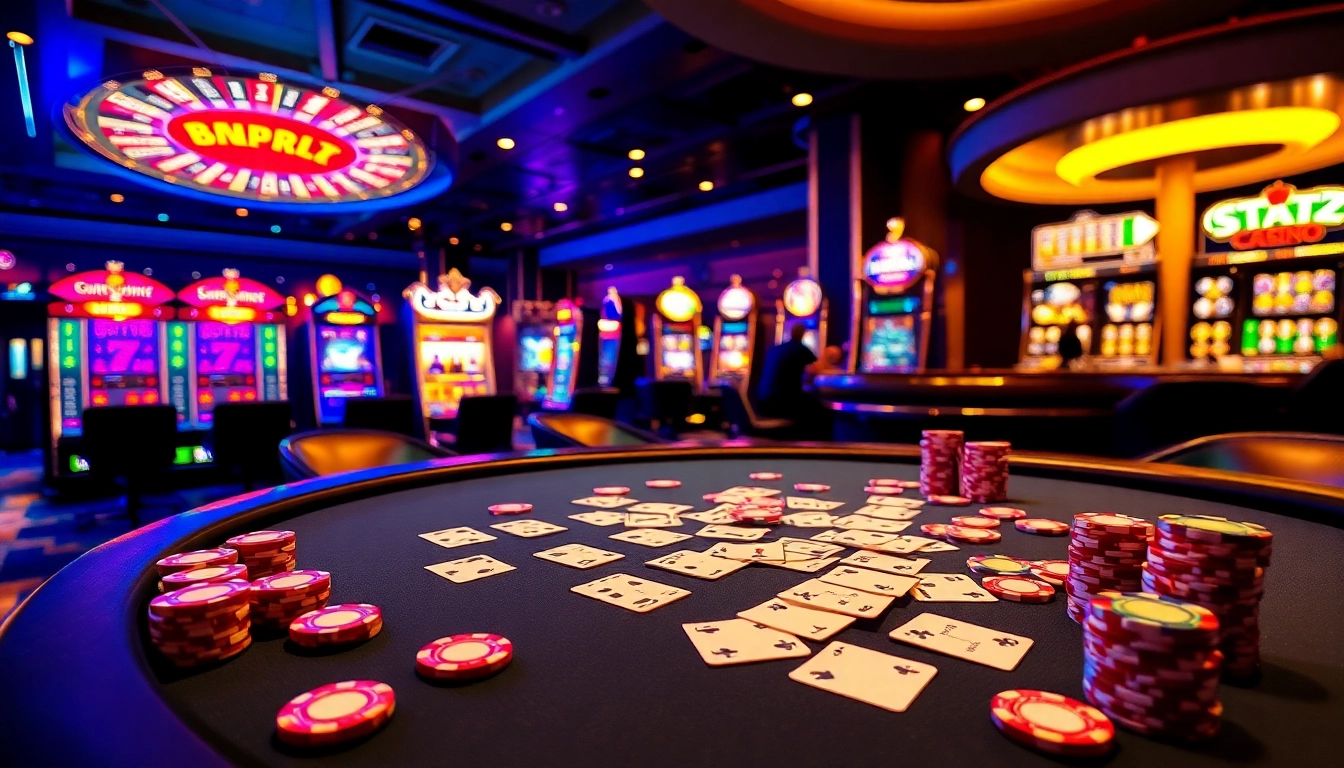 Experience thrilling games at 88aa1.org with vibrant poker chips and casino tables.