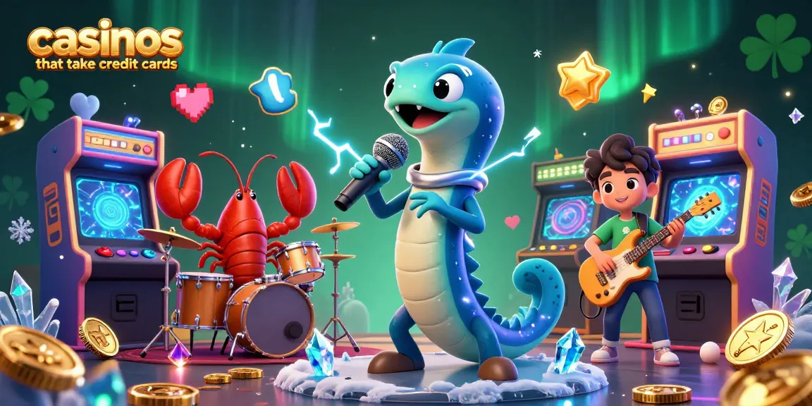 Experience exciting gameplay at casinos that take credit cards with vibrant 3D illustrations and dynamic characters.