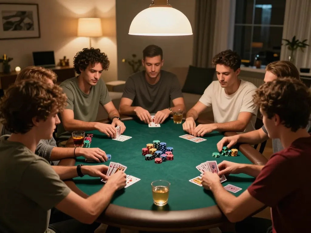 79 king poker night with friends showcasing strategic gameplay and a cozy atmosphere.
