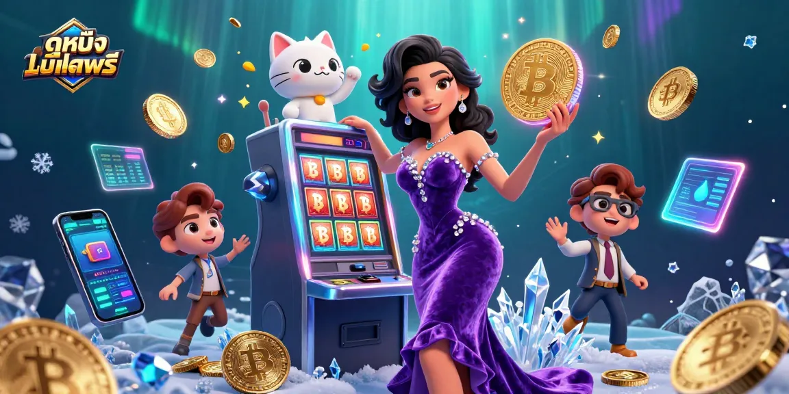Engage with ดูหนังออนไลน์ฟรี while enjoying a vibrant gambling experience with dynamic slot machines and crypto elements.