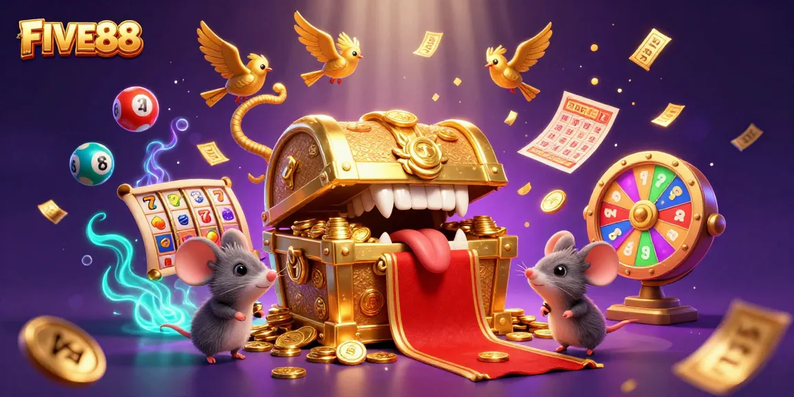 Engage with FIVE88 for thrilling gameplay, colorful slots and vibrant lottery action
