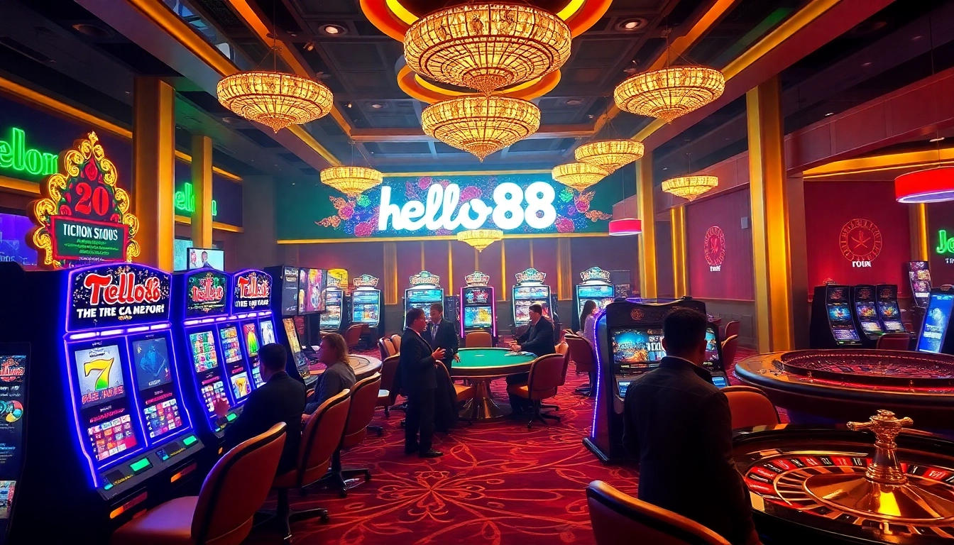 Experience the thrilling action on the trang chủ hello88 as players engage with exciting casino games.
