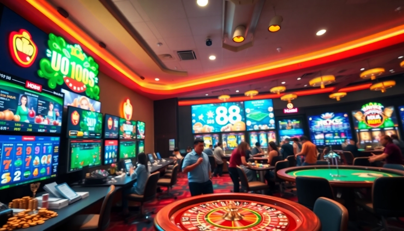 Ho88 vibrant online gaming platform with a modern casino experience.