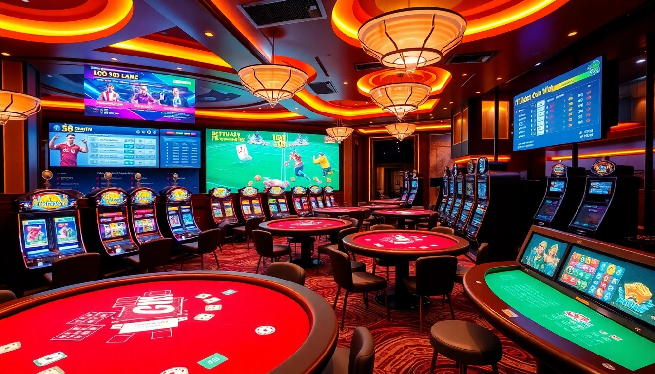 Lô đề 98win online betting platform showcasing vibrant casino tables and engaging results.