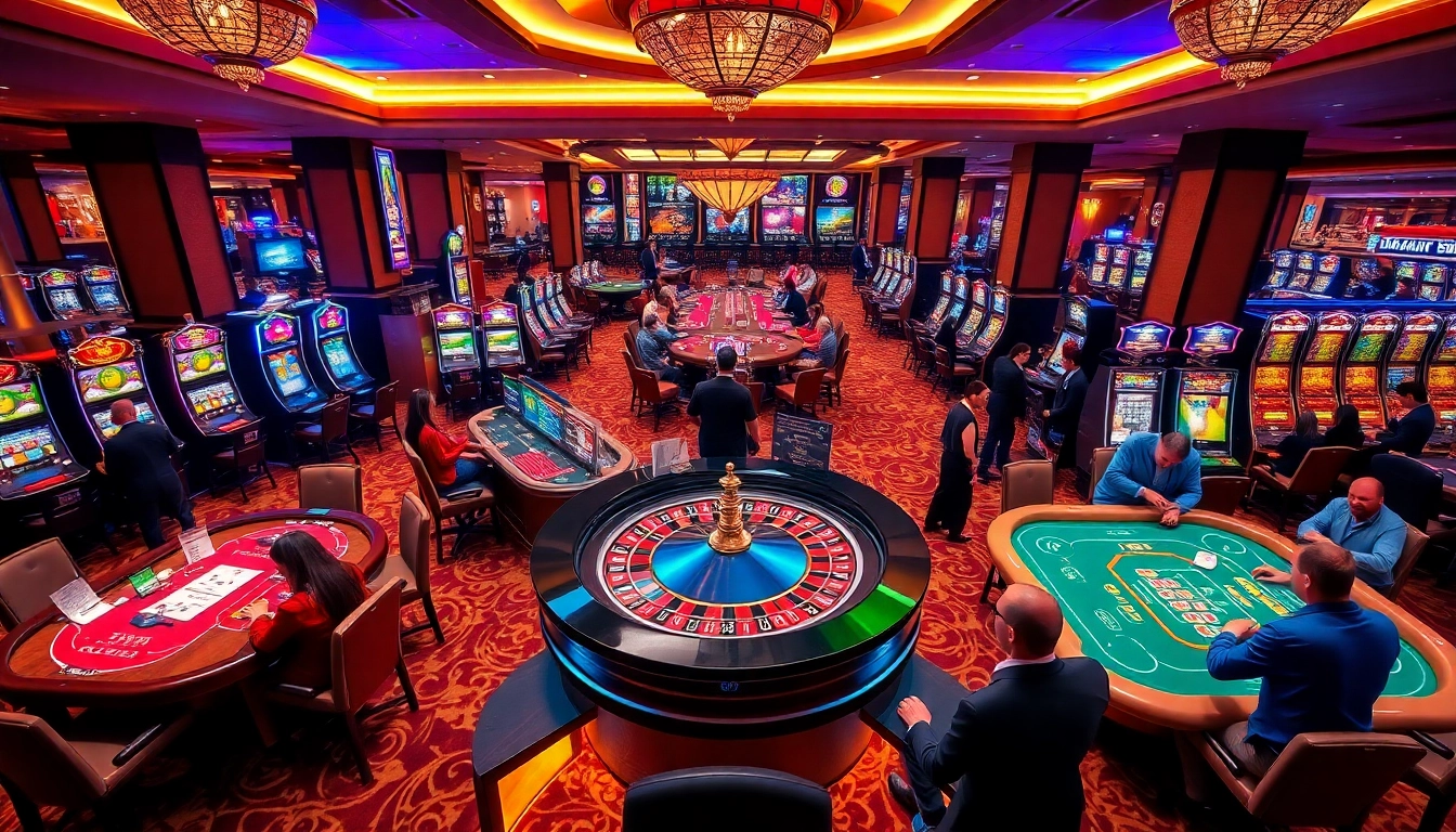Players enjoying thrilling games at kuwinblog.com with vibrant slots and professional dealers.