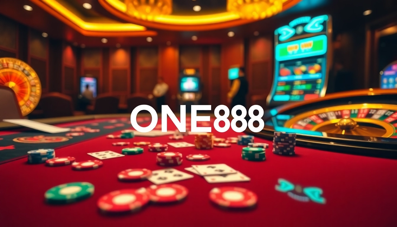 ONE88 offers an engaging online gambling experience with vivid casino elements and excitement.