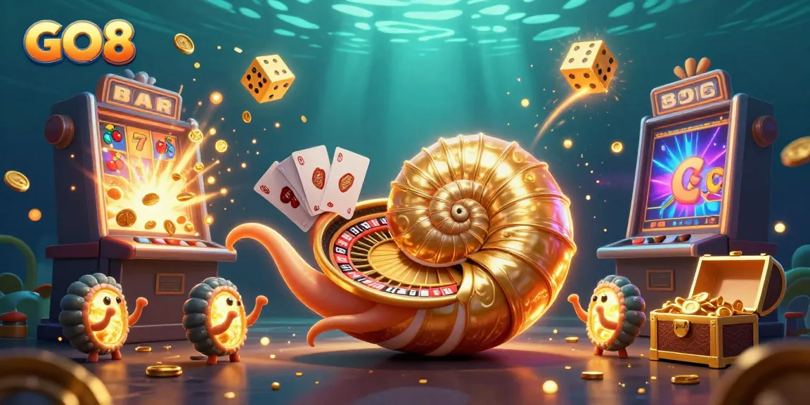 Experience the thrill of GO8 with captivating casino elements and undersea adventure.