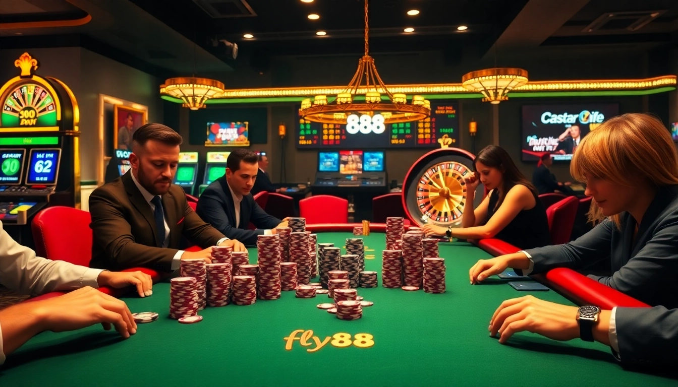 Experience the excitement of high-stakes poker at fly 88 casino, bringing luxury and thrilling gameplay to life.
