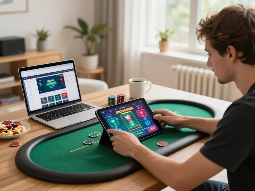 Engaging in thrilling online poker at home with 79king-vn gaming setup