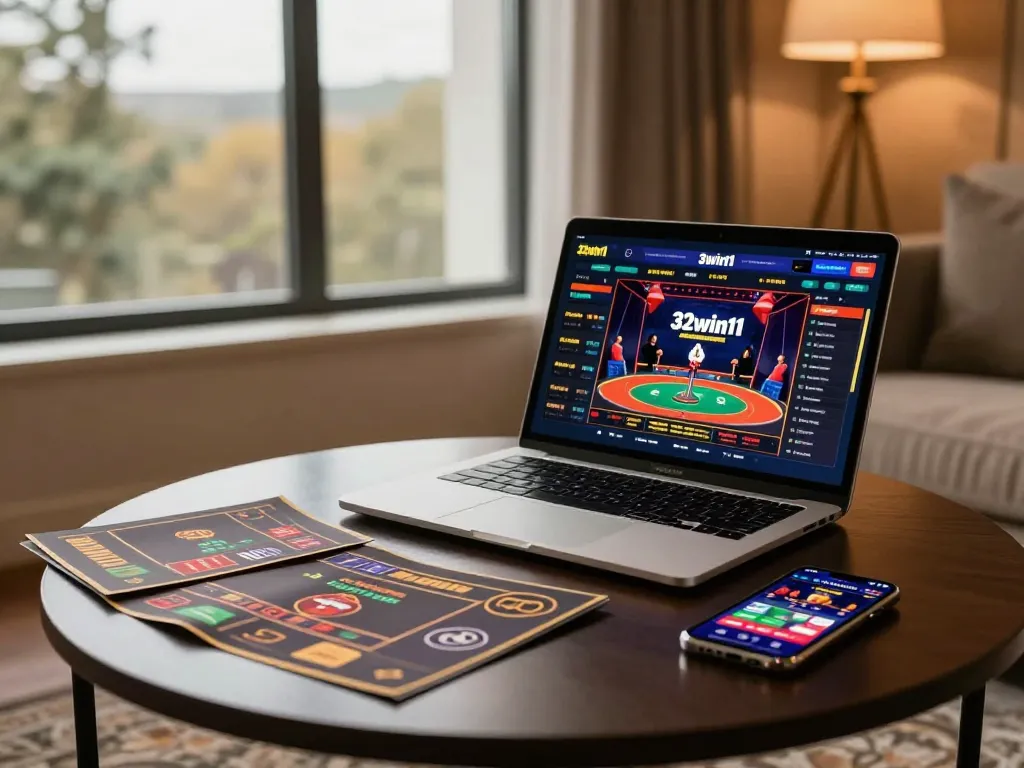 Engaging online gaming scene on 32win11 platform showcasing vibrant casino interface.