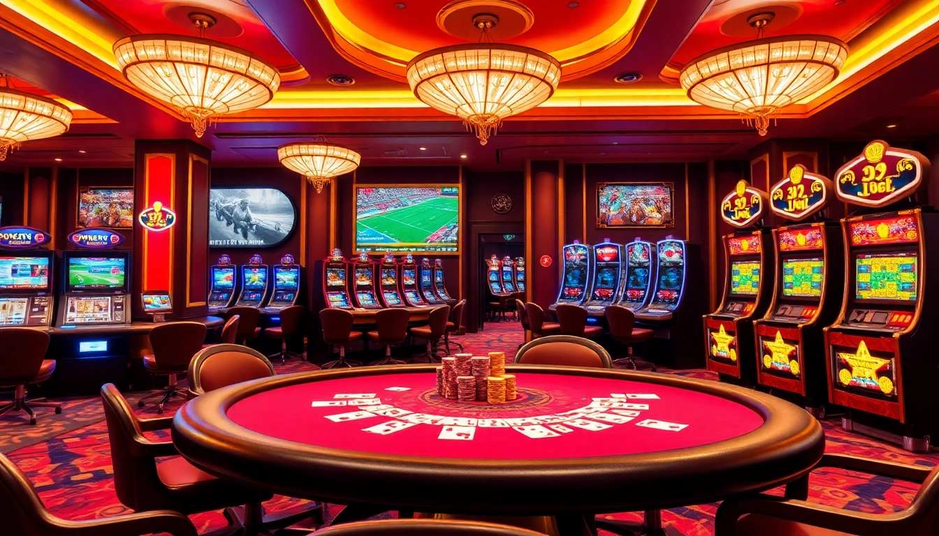 Experience the excitement of nhà cái ee 88 with vibrant casino visuals and thrilling gaming elements.