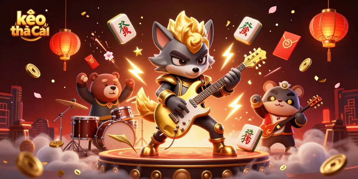 Experience thrilling betting action with kèo nhà cái as a rock star wolf electrifies the casino stage.