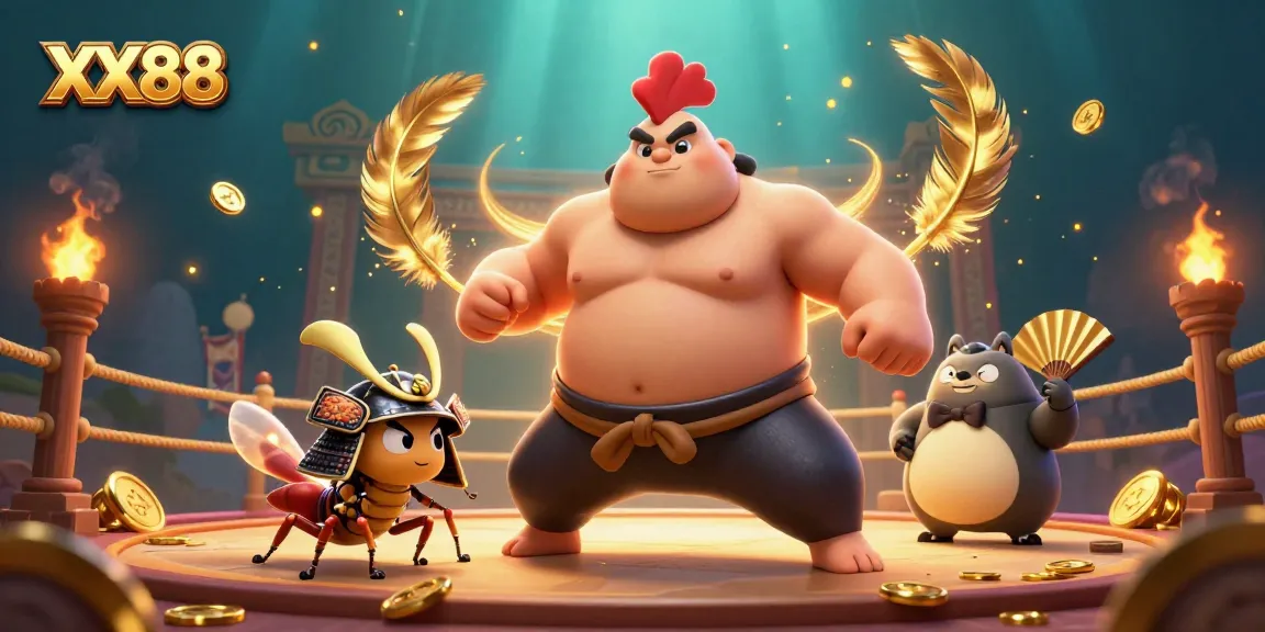 Experience thrilling battles at XX88's exciting gambling arena with dynamic 3D characters.