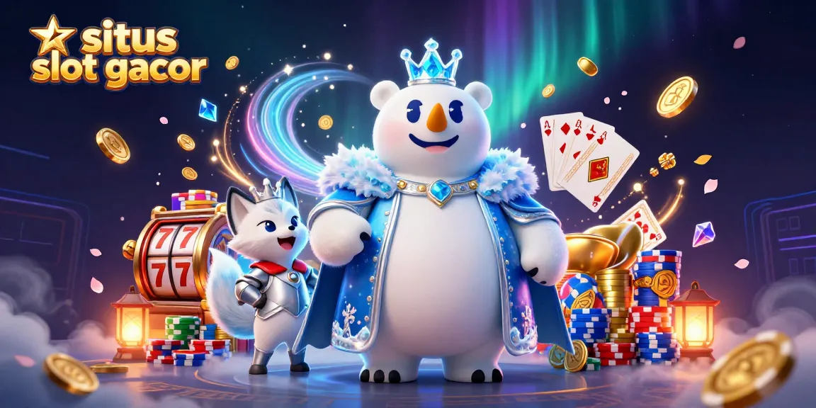 Experience thrilling gameplay with situs slot gacor showcasing vibrant 3D characters, coins, and slot reels in action.